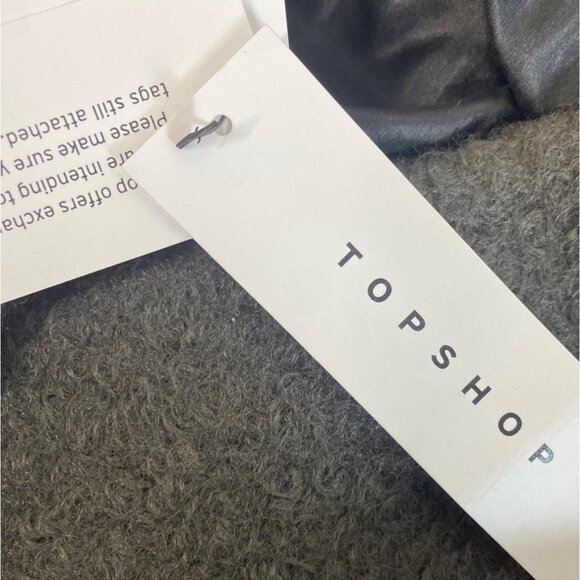 Vintage Gray Wool Blend Double-Breasted Belted Womens Overcoat - Picture 9 of 12